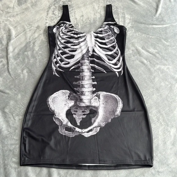 NWOT Blackmilk Ribs Black Dress ~ LIMITED Size Large - Picture 8 of 16